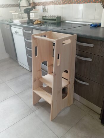 Torre de aprendizaje Evolutiva de tres Niveles Montessori - Imagen 3