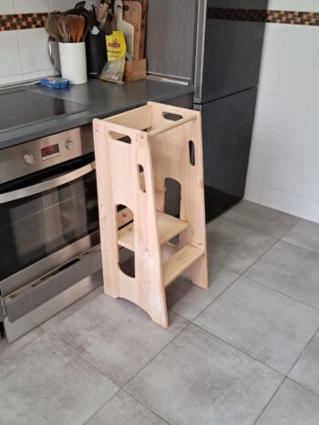 Torre de aprendizaje Evolutiva de tres Niveles Montessori