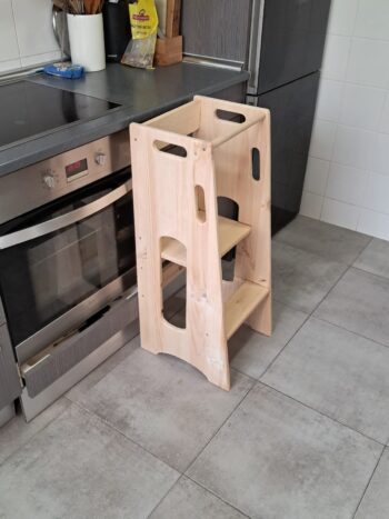 Torre de aprendizaje Evolutiva de tres Niveles Montessori - Imagen 2